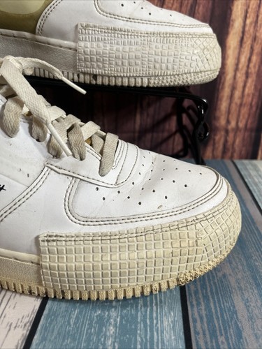 Nike AF1-Type Air Force 1 Low White/University Gold Mens Size 8.5 US AT7859 100 - Picture 7 of 12