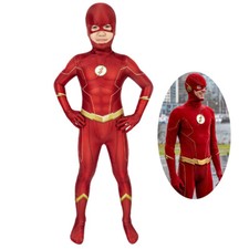 The Flash Season 6 Costume Cosplay Bodysuit Barry Allen For Kids