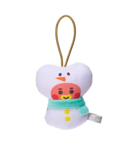 BTS BT21 Holiday Edition Little Friends Ornament Plush set 7