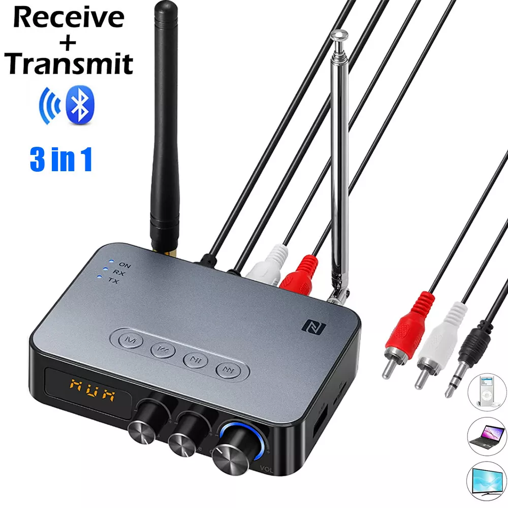 1mii Transmisor Receptor Bluetooth 5.0 Tv, Adaptador Bluetoo