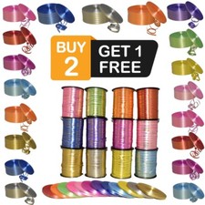 BALLOON Curling RIBBON 50 Meter String Ribon Party Tie Ribbon Birthday Party UK