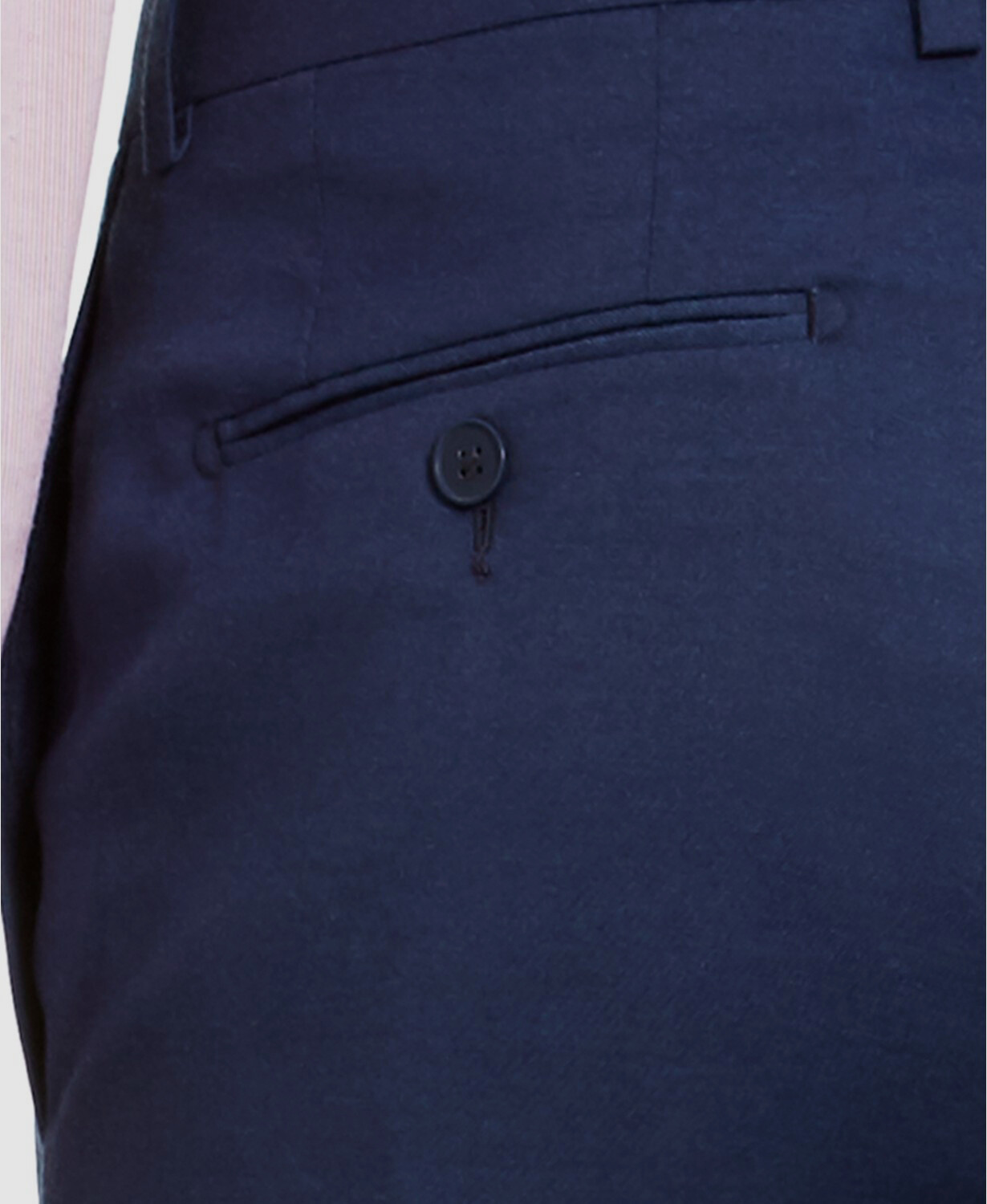 95 Calvin Klein Men's Blue Solid SlimFit Trousers Dress Pants Size