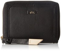 Foley Corinna Square Cut Zip Around Wallet Black One Size Foley Corinna Square Cut Zip Around Wallet Black One Size