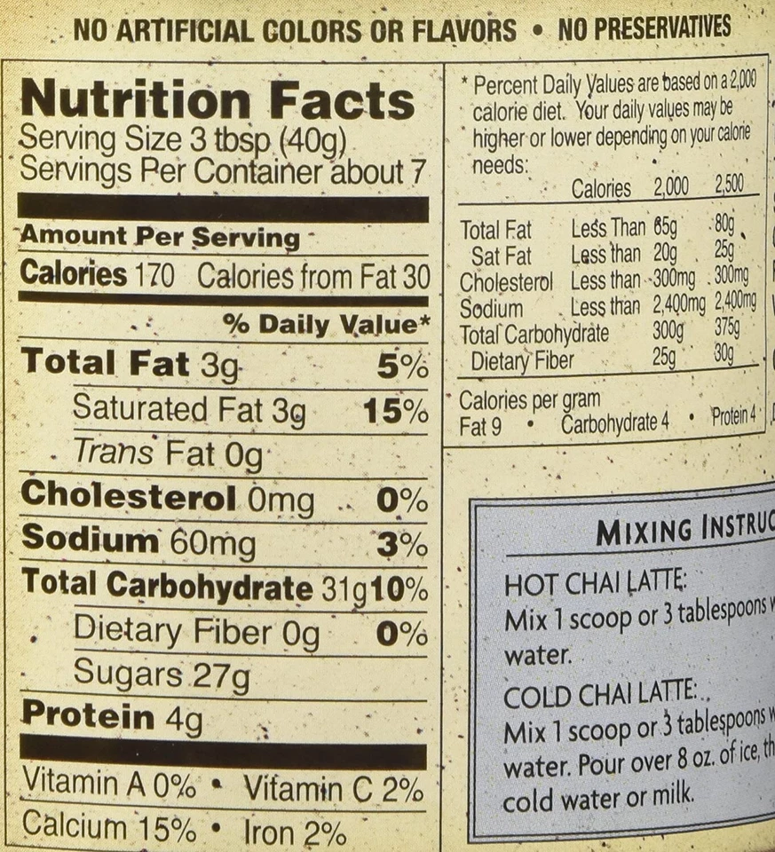 3 Packs Trader Joe's Spicy Chai Tea Latte Mix 10 oz Each Pack, Total 30 oz - Image 4 of 4