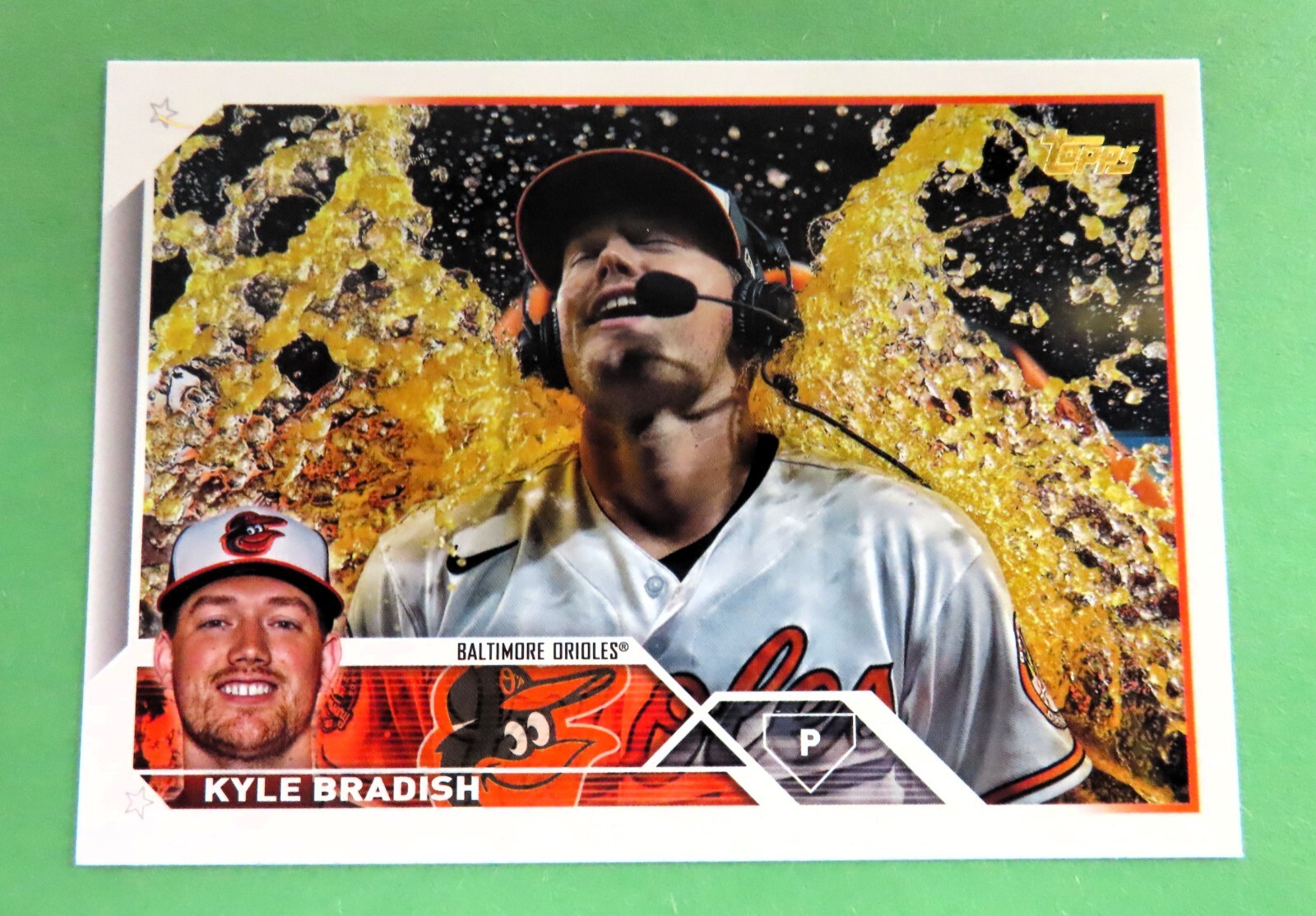 2023 Topps KYLE BRADISH #77 GOLDEN MIRROR IMAGE VARIATION SSP Orioles