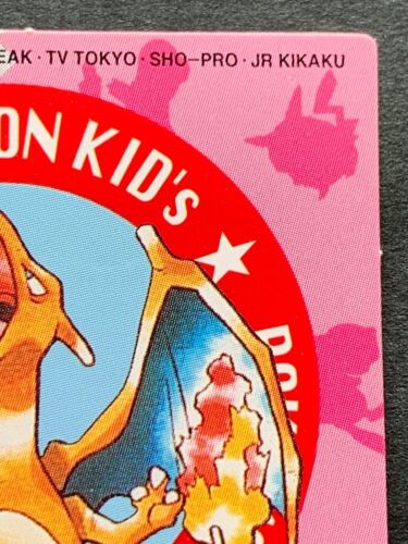 Pokemon Kid's mini card Charizard NO.4 1998 Pokémon TCG Japan NINTENDO Very Good - Picture 3 of 14