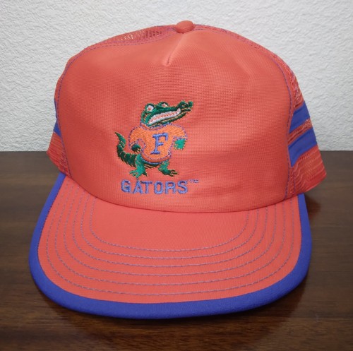 Vintage Florida Gators Snapback Trucker Hat Mesh 2 stripe NCAA - Bild 2 von 6