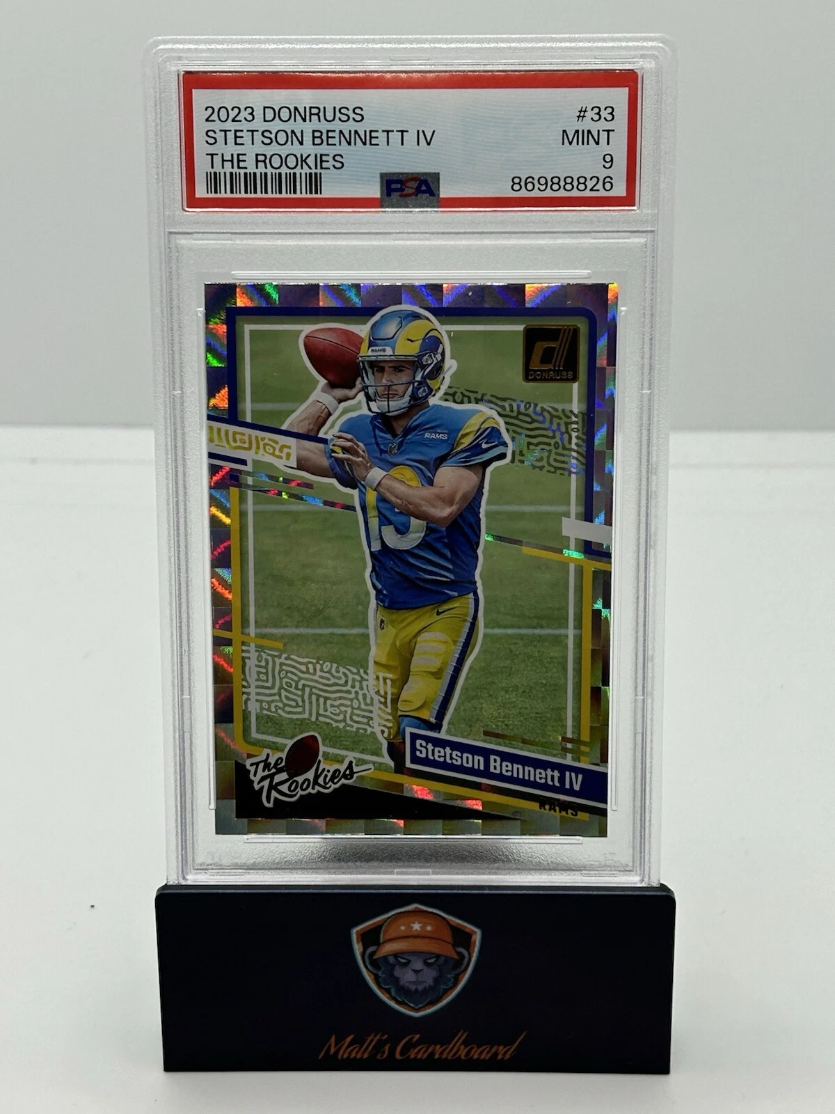 Stetson Bennett Panini Donruss the Rookies #33 Base