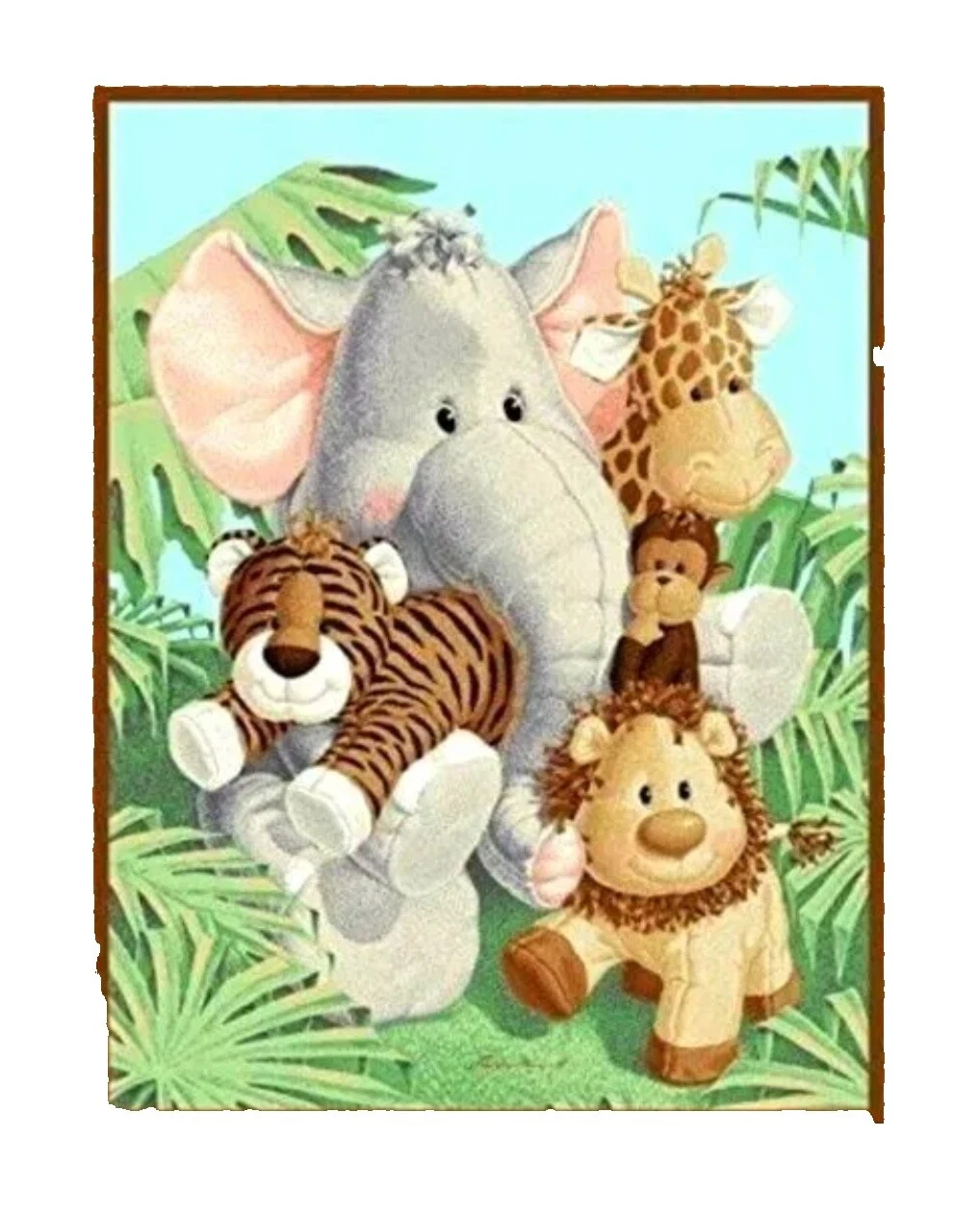 Paneles jirafa Imprimir telas artesanales para Colchas de retazos