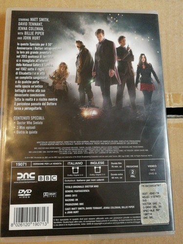 DOCTOR WHO il giorno del Dottore dvd speciale 50° anniversario RARO FUORI CATAL. - Foto 3 di 5