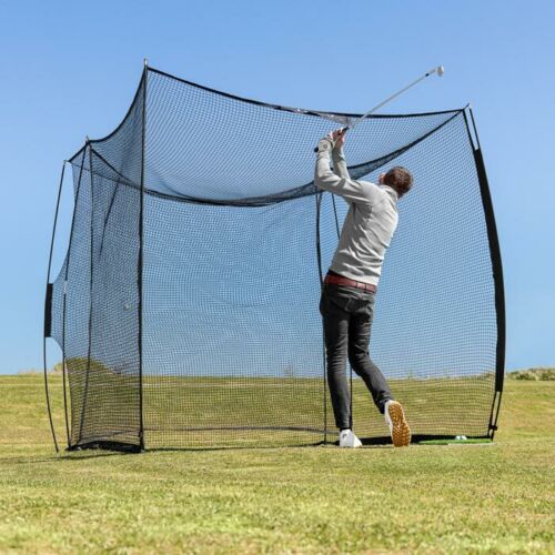 FORB ProFlex Pop-Up Driving Golf Net | PORTABLE & FOLDING | Garden Golf Cage