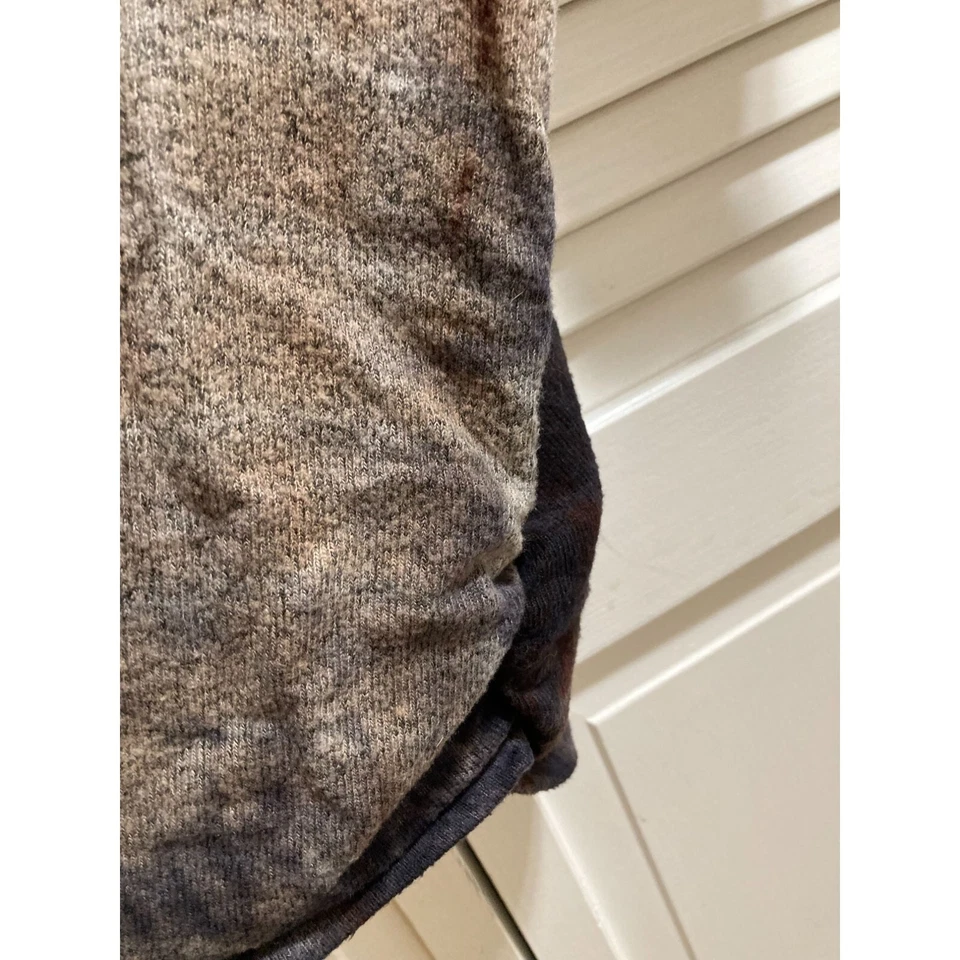 Top Pullover Coin 1804 Los Angeles Tonificado Tierra Tie Dye Capucha Cuello Talla L Foto 3 de 4