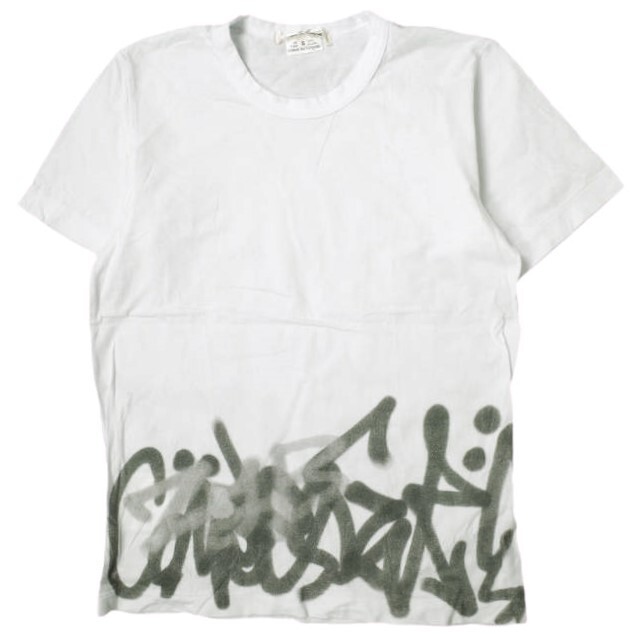 COMME des GARCONS 21SS Japan Hem Print T-shirt GG-T042 S WHITE 
