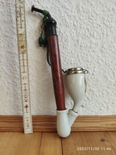 Porzellanpfeife Tabakspfeife Pfeife Porzellan Jagdmotiv "Rehbock"
