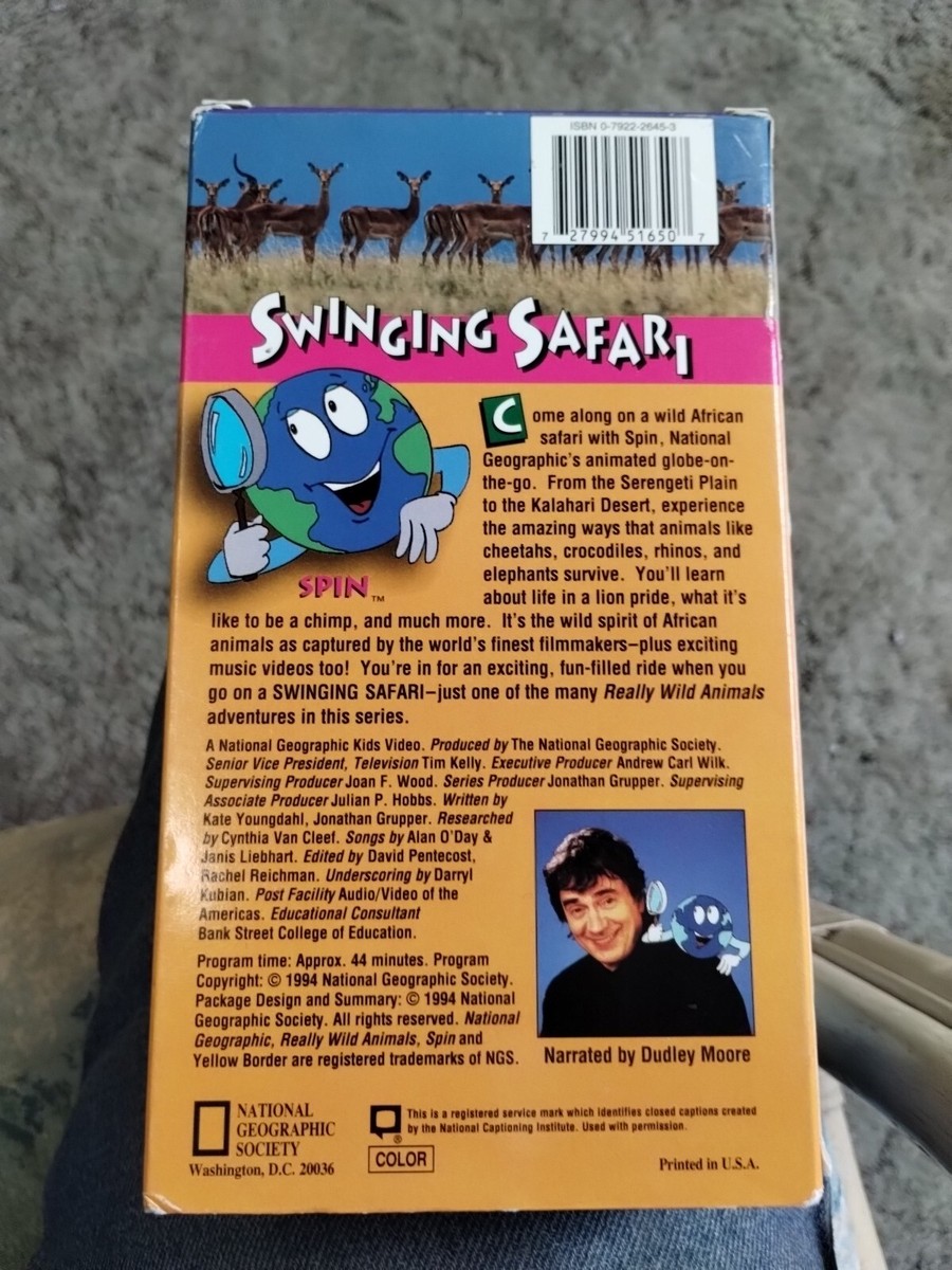 Really Wild Animals - Swinging Safari (VHS, 1994) 727994516507| eBay