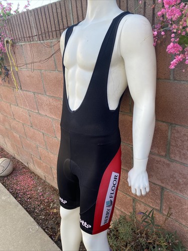 Nalini Lotto Cycling Padded Bib Bicycle Shorts, Mens 4 / Large, Made in Italy - Picture 3 of 8