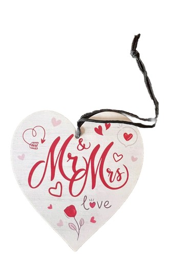 CAKIROTS Mr and Mrs Sign Wedding Wooden