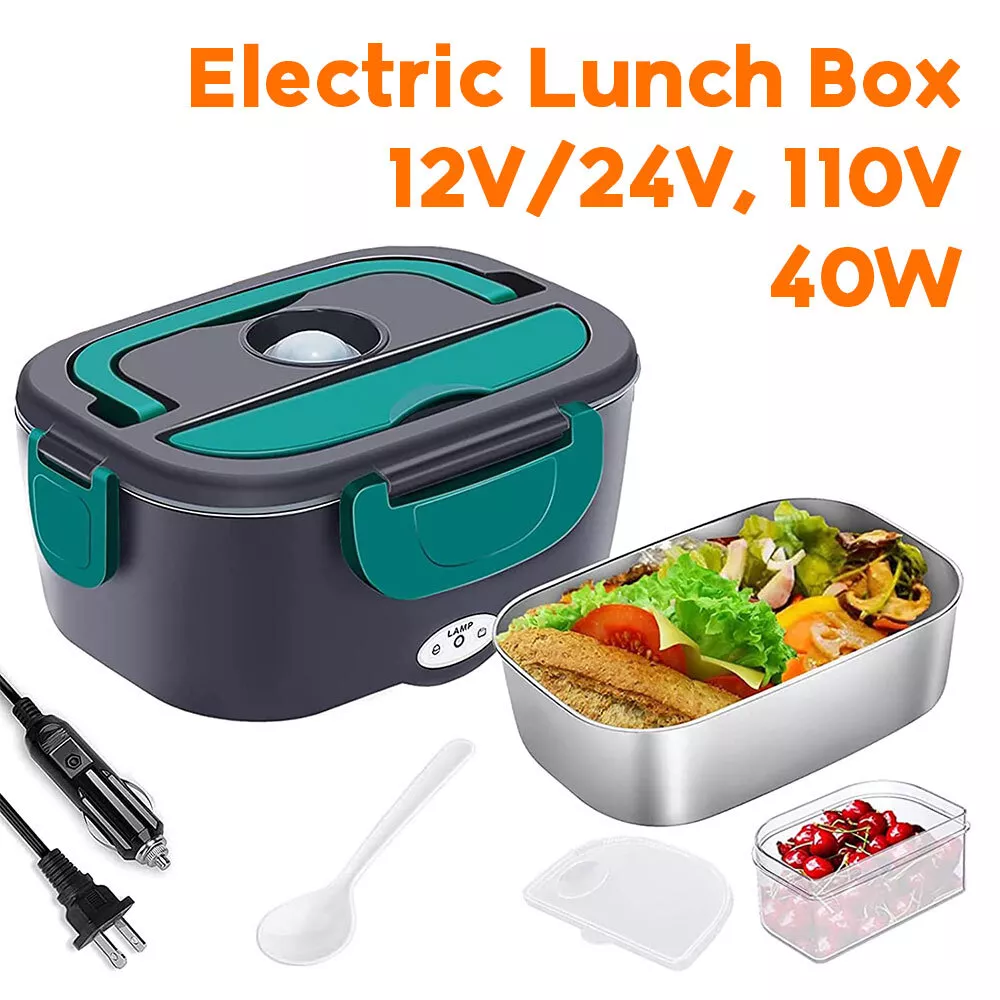 1.5L 40W Portable Electric Lunch Box Food Warmer w/ Bag