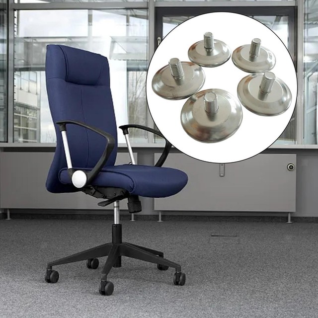 5Pcs Adjustable Furniture Levelers Screw on Chair Foot Glides Leveling Threaded TB11247 5Pcs Adjustable Furniture Levelers Screw on Chair Foot Glides Leveling Threaded TB11247