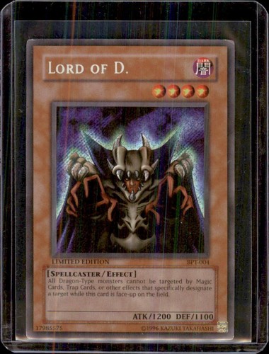 Yugioh BPT-004 Lord Of D. Secret Rare Limited Edition *Heavy Play* - Bild 1 von 2