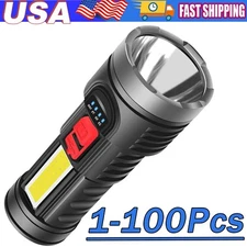 Super Bright 999000000 LM LED Torch Tactical Flashlight Lantern Rechargeable US