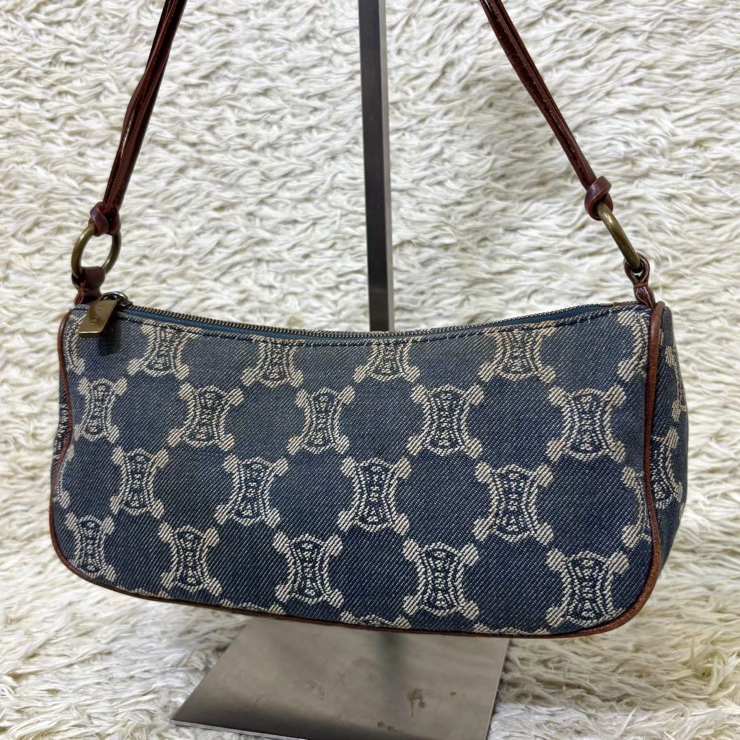CELINE Denim Exterior Shoulder Bag Bags & Handbags for Women for