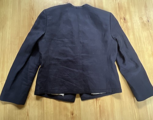 Blazer donna blu J.Crew taglia 8 foderato spalline donna business casual - Foto 7 di 12