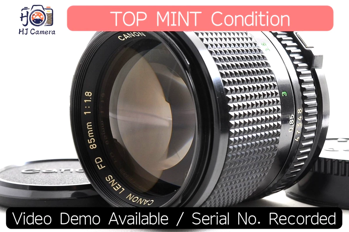 Canon FD f/1.8 Camera Lenses 85mm Focal for sale | eBay