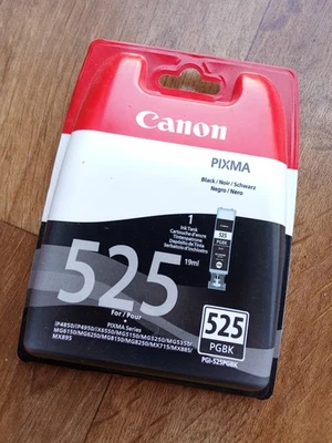 CANON PGI-525PGBK Cartouche Fine Noir pour PIXMA Series MG ⁄ MX NEUF & ORIGINAL - Photo 1/2