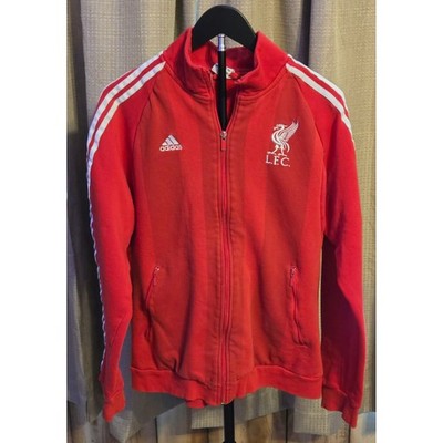 Adidas Liverpool FC DNA Track Top Men's Size Large Red Zip Up Zip