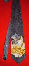 Vintage Jurassic Park Tie 100% Silk Made in the USA Triceratops Hatchling