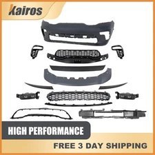 Complete Front Bumper Grille Fog Light Kit For 2021-2023 Dodge Durango W/O PDC