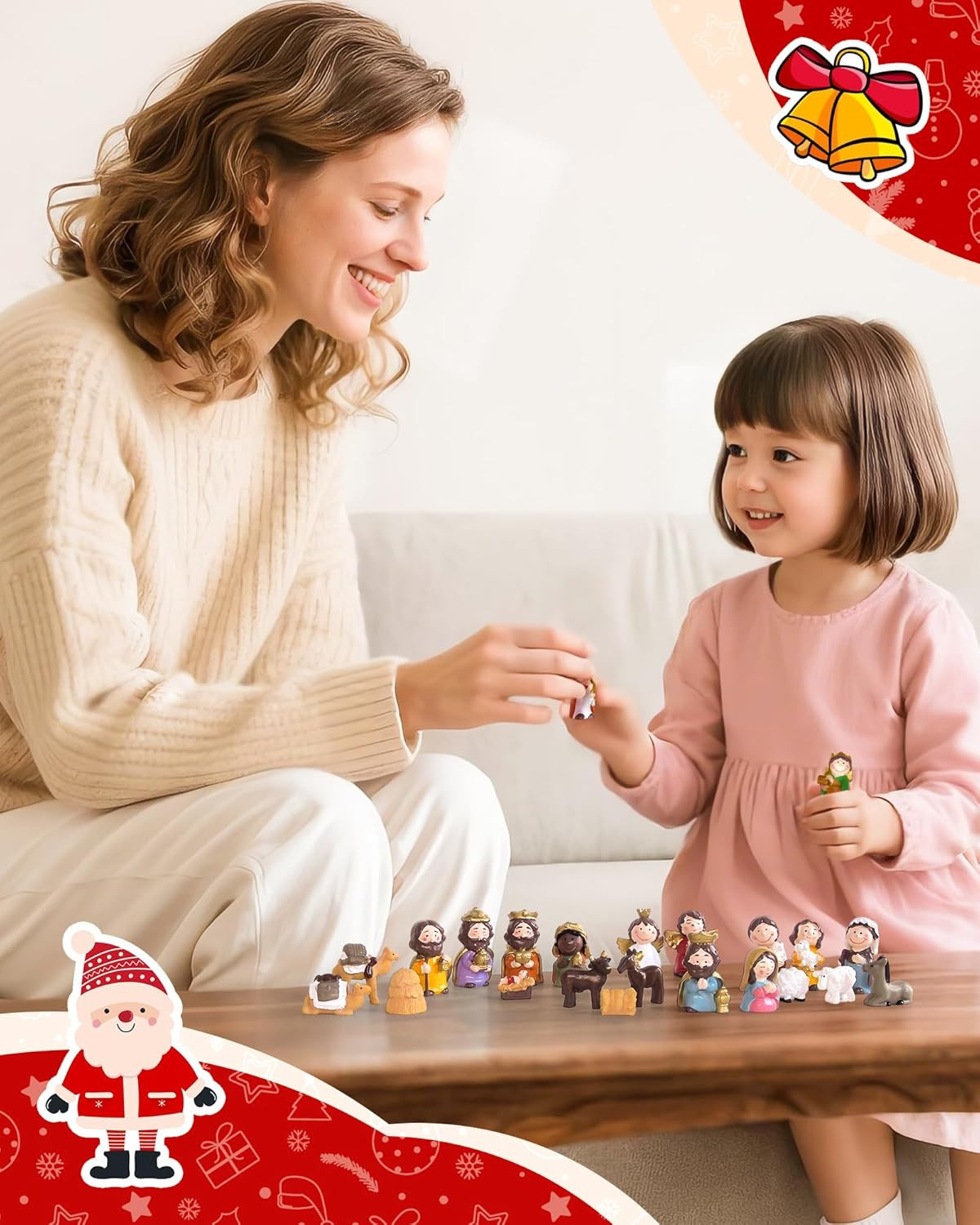 23 Piece Little People Nativity Set Kids Toddler Toy Christmas Story Play NEW