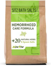 Sitz Bath Salts for Hemorrhoids Postpartum Epsom Salt Herbs