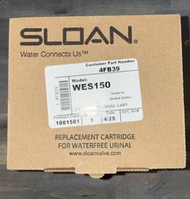 Sloan WES-150 Water Free Urinal Cartridge 1001500 Replacement Cartridge