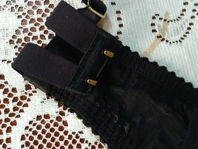 New Dita Von Teese Women's 38 C Black Sheer  Vintage Inspired Bra Lingerie