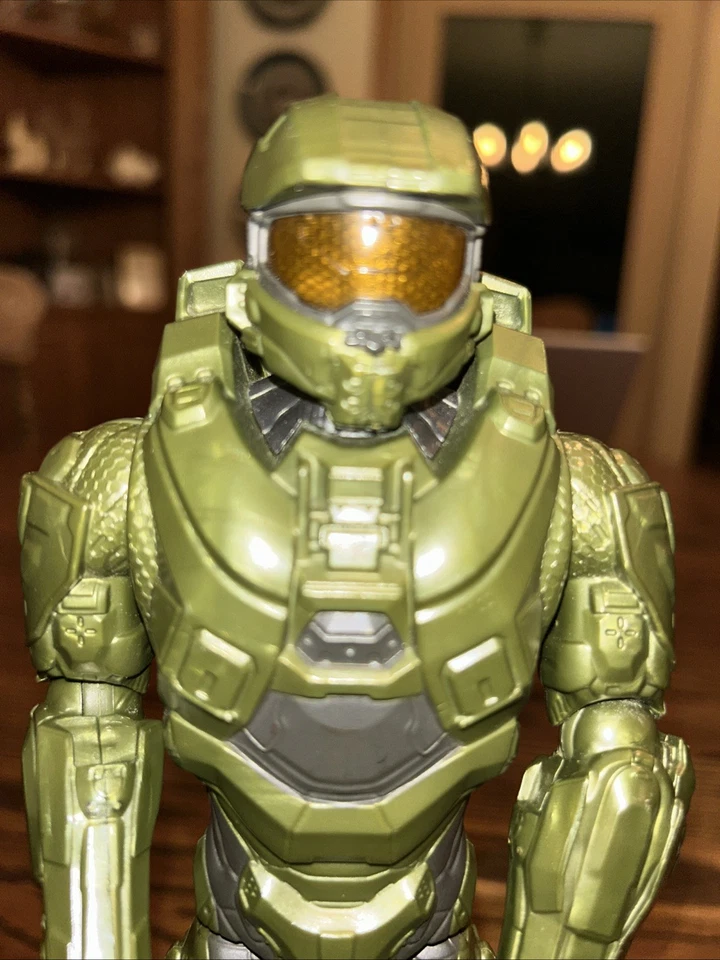 Figura de acción Halo 4 12 pulgadas Master Chief sin rifle de asalto Spartan 2015 Mattel Foto 3 de 4