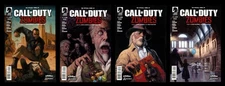 Call of Duty Zombies 2 Comic Set 1-2-3-4 Lot Nazi video game E.M. Gist cover art