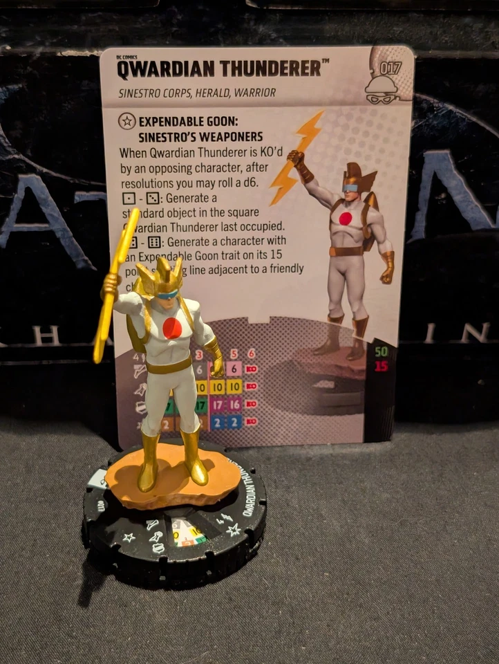 DC Heroclix Notorious 017 Qwardian Thunderer - Image 1 of 1