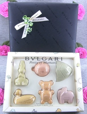 BVLGARI Bulgari Petits et Mamans Savon Doucher 6 x 50 g 💜 Bulgari Soap, Seife, Set