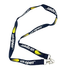 New US Open Tennis Lanyard &ndash; Navy & Yellow Collectible Clasp Fan Gear