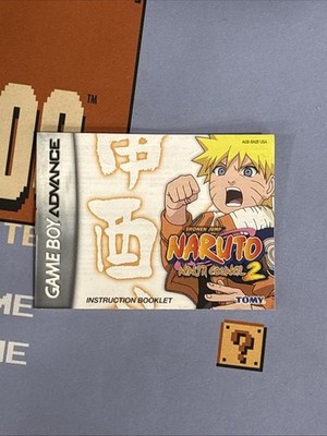Naruto: Ninja Council 2 (Nintendo Game Boy Advance, 2006). Manual Only