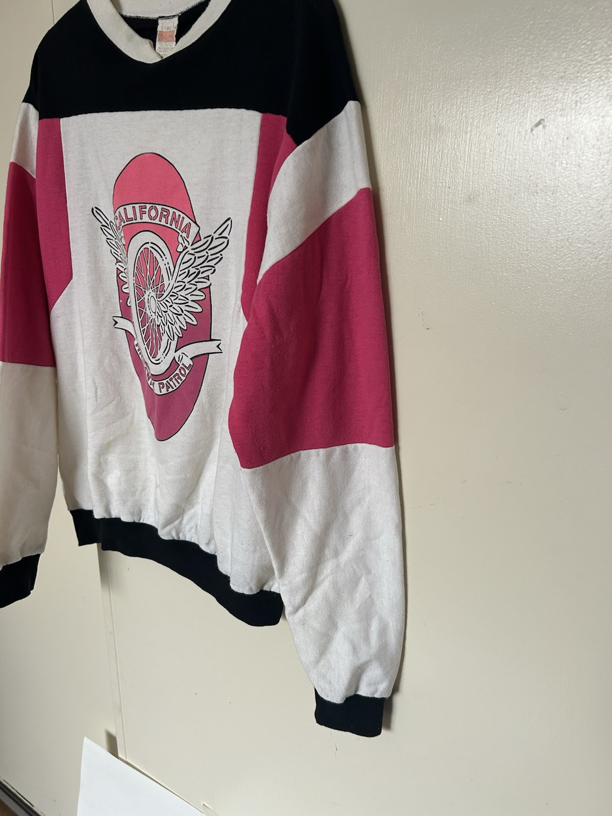Rare Vintage 70’s 1970’s California Highway Patrol CHP Winged Wheel Crewneck L image 6