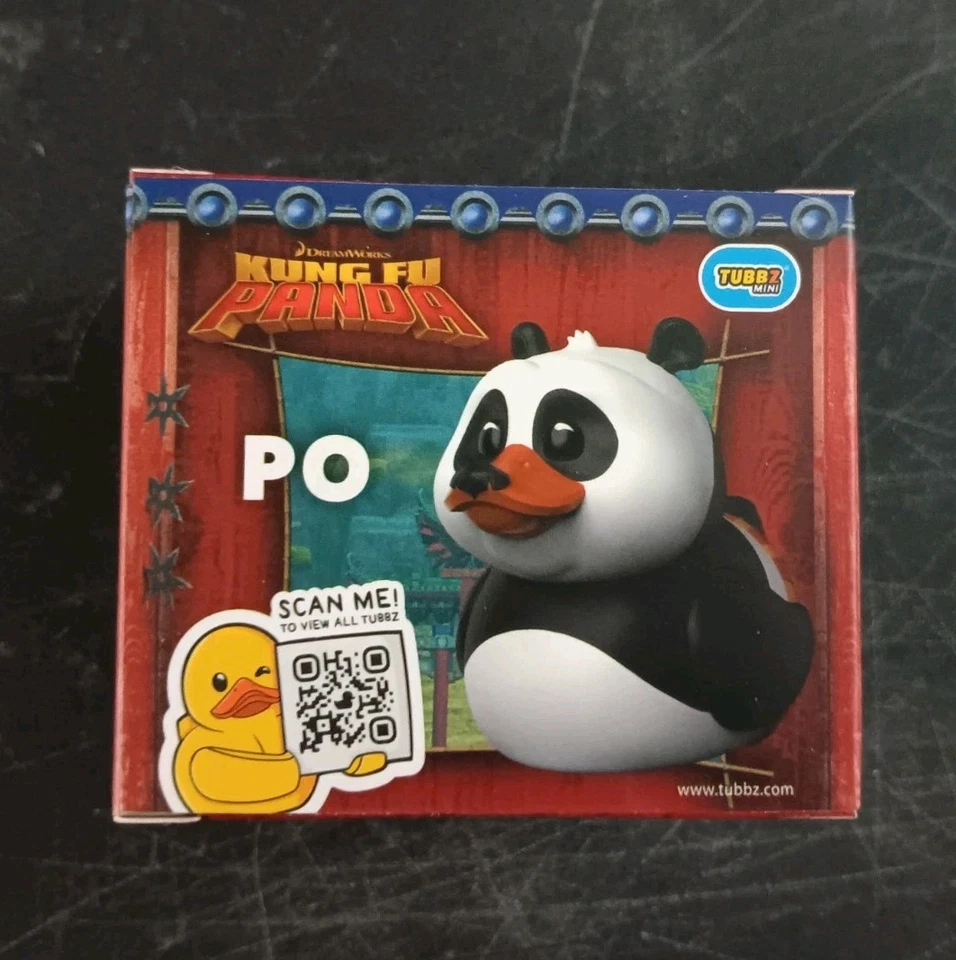 *ENVÍO GRATUITO* PO Kung Fu Panda Tubbz MINI Pato de Goma Coleccionable DreamWorks Foto 3 de 4