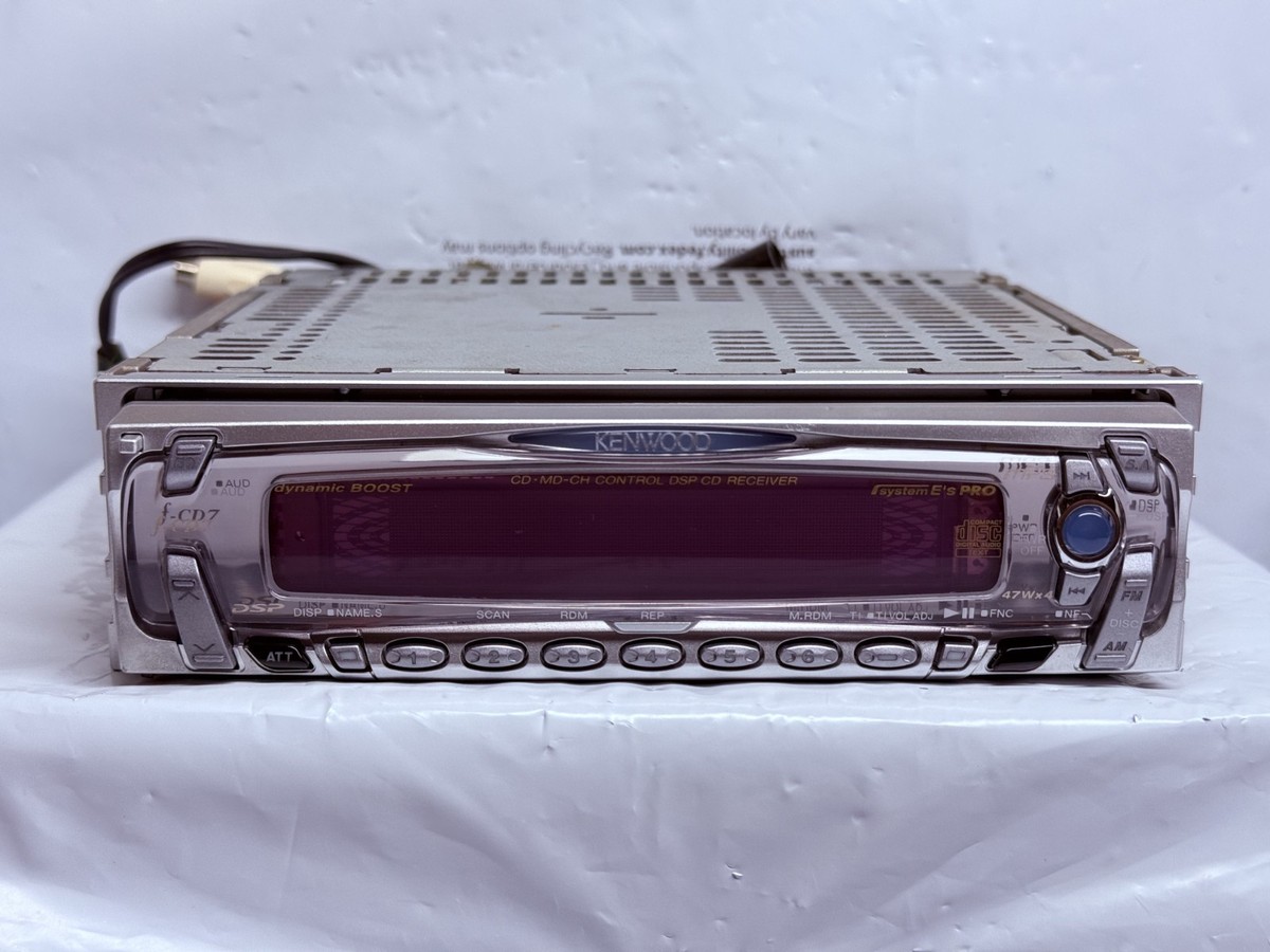 Kenwood f-CD7 JDM Car CD Player Receiver Japan w/ External