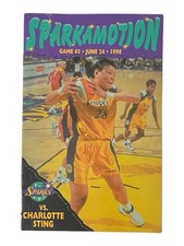Vintage 1998 LA Sparks vs Charlotte Sting Game 3 WNBA Program 2nd Season