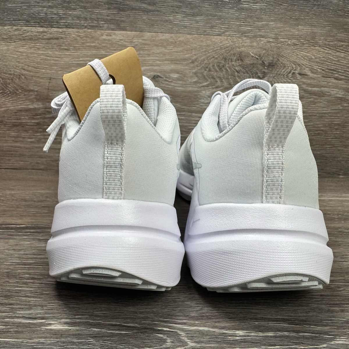 BRAND NEW ADIDAS DOWNSHIFTER 12 MEN\'S SIZE 8.5 US WHITE Nike Downshifter 12 White Pure Platinum for Sale  main image 3