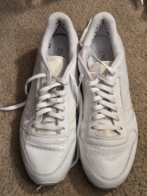  Reebok Classic Leather Pure White/ White/White Unisex Size 11   