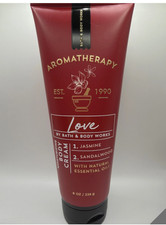 RARE Bath  Body Works Aromatherapy Love Jasmine Sandalwood Body Cream 8 oz