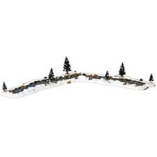 Lemax Mill Stream Village Decor, 4 inch - Set of 11, Multi-Colored